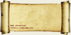 Jana Mihailović vizit kartica